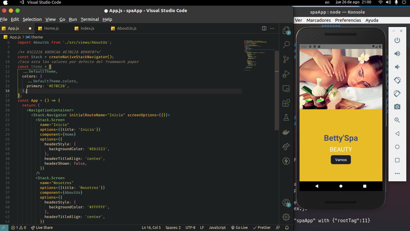App Android para spa